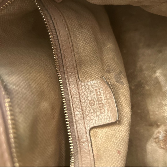 GUCCI CHIC Blush Pink Shoulder Bag with gorgeous chain double strap - Picture 5 of 11